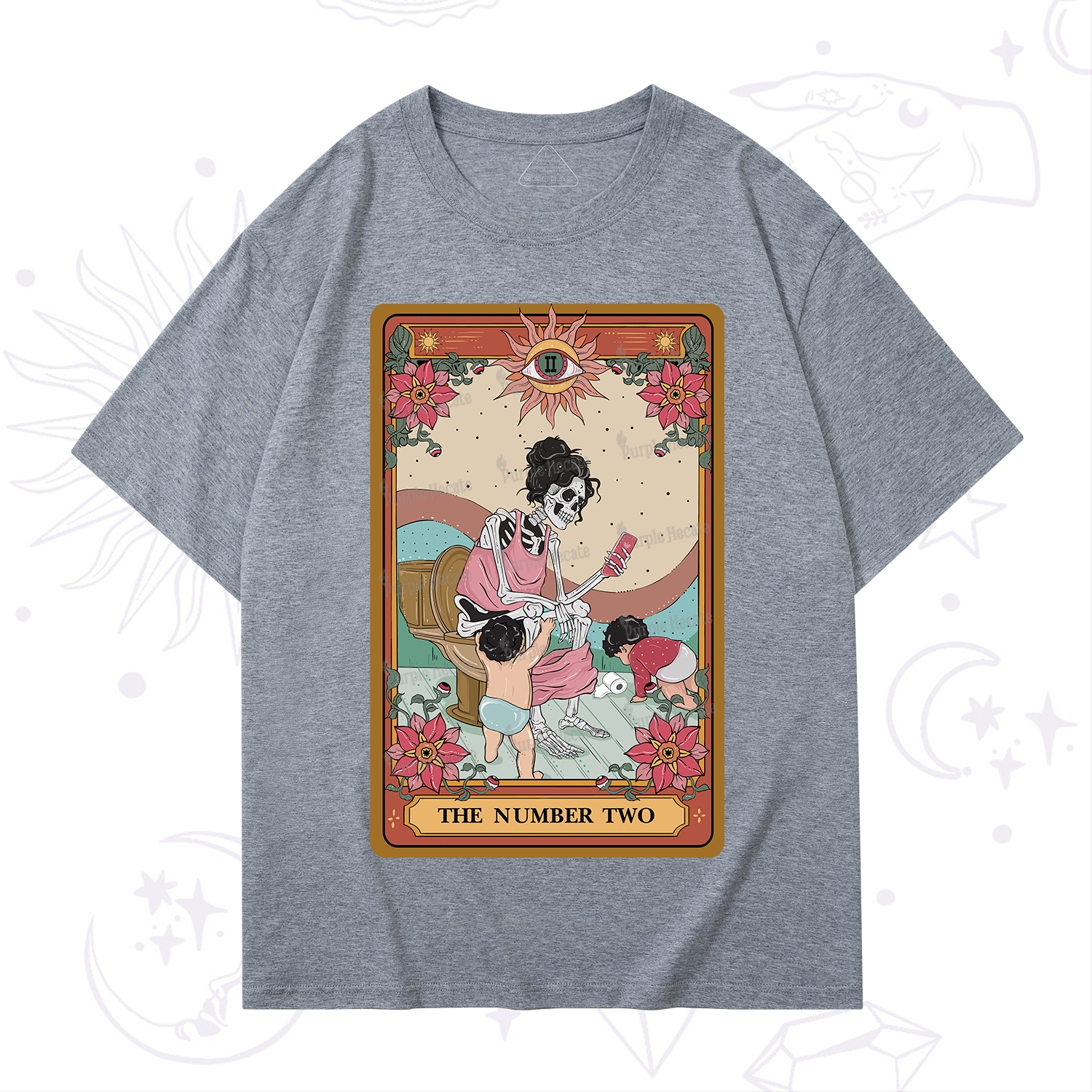 Purplehecate The Number Two Tarot T-Shirt