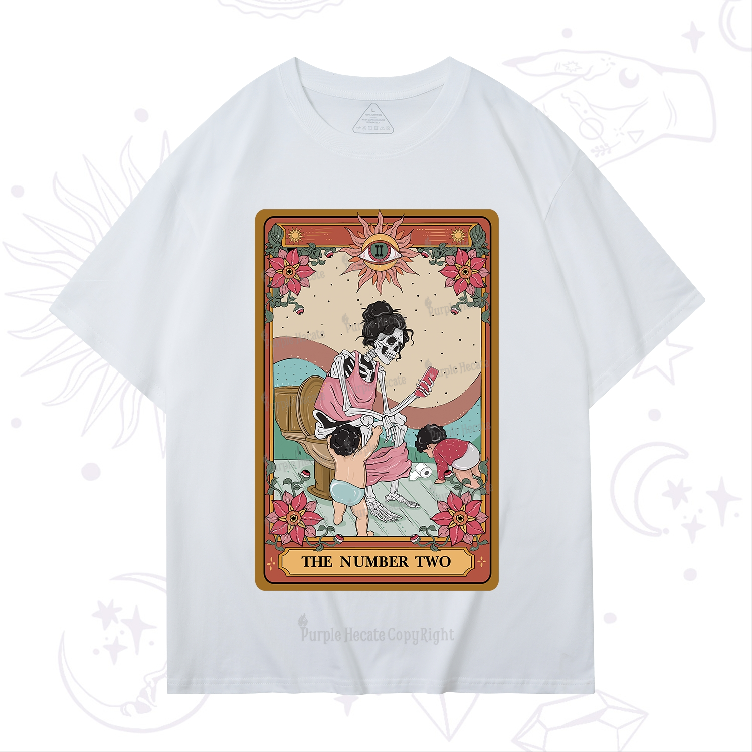 Purplehecate The Number Two Tarot T-Shirt