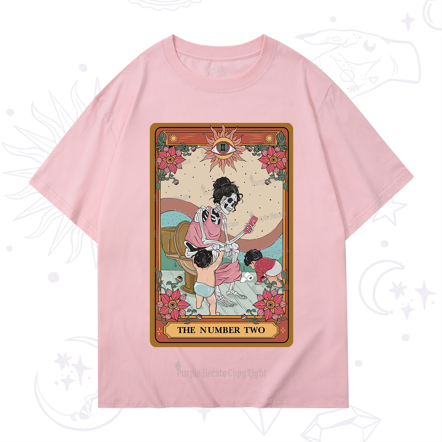 Purplehecate The Number Two Tarot T-Shirt