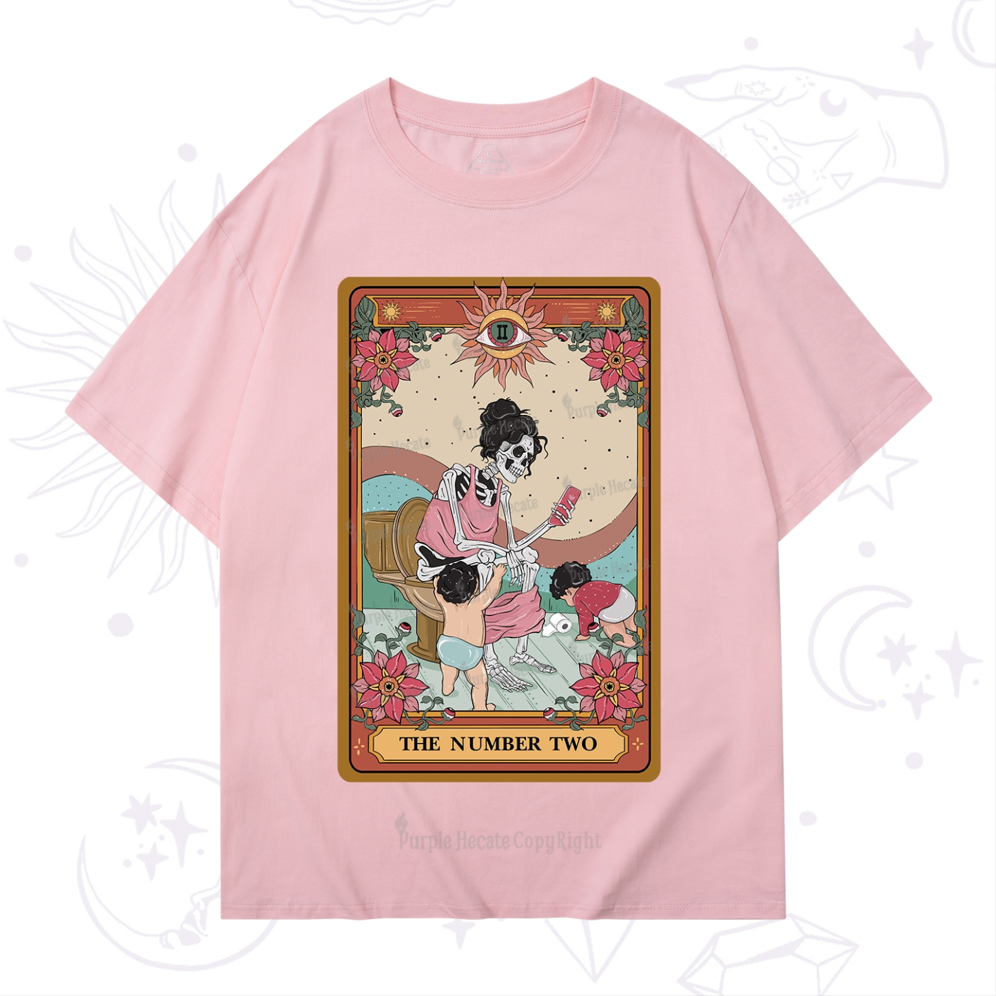 Purplehecate The Number Two Tarot T-Shirt