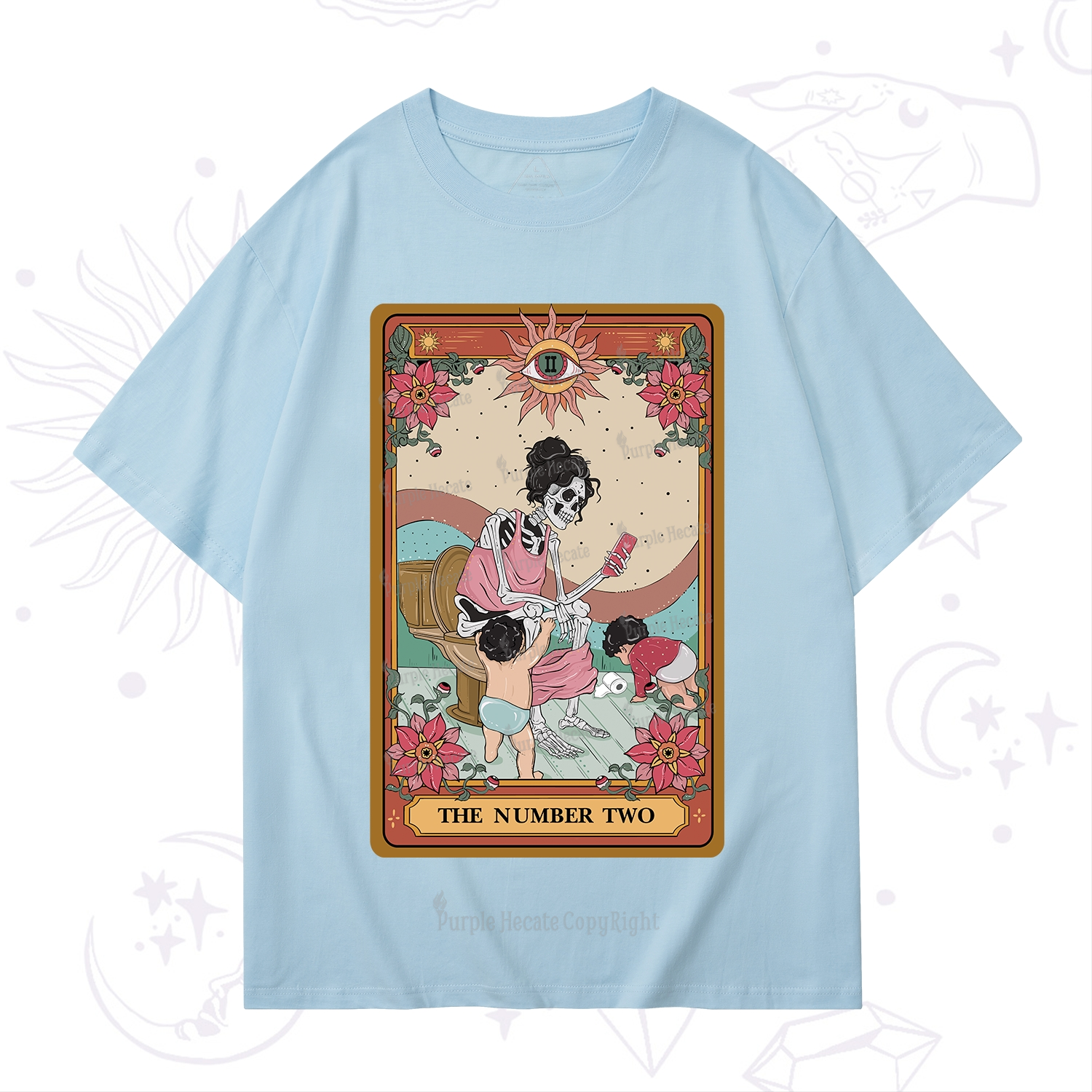 Purplehecate The Number Two Tarot T-Shirt