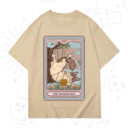 Purplehecate The Hanged Man Tarot Cat T-Shirt