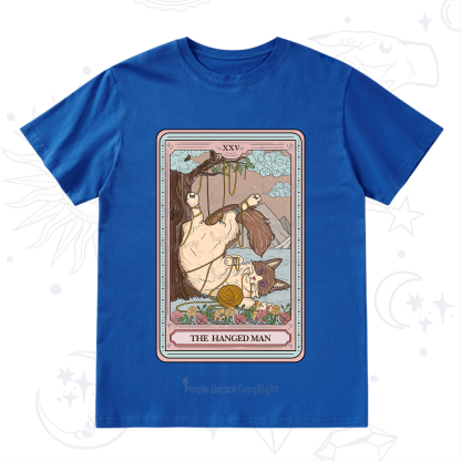 Purplehecate The Hanged Man Tarot Cat T-Shirt