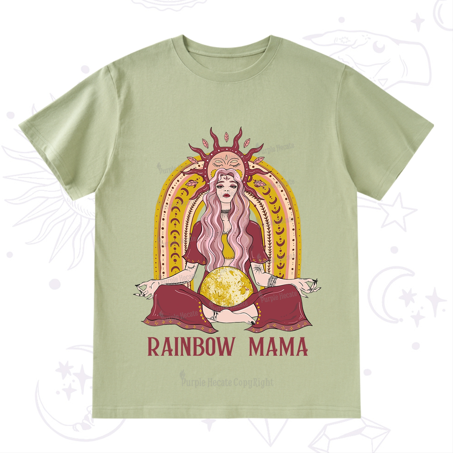 Purplehecate Rainbow Mama T-Shirt