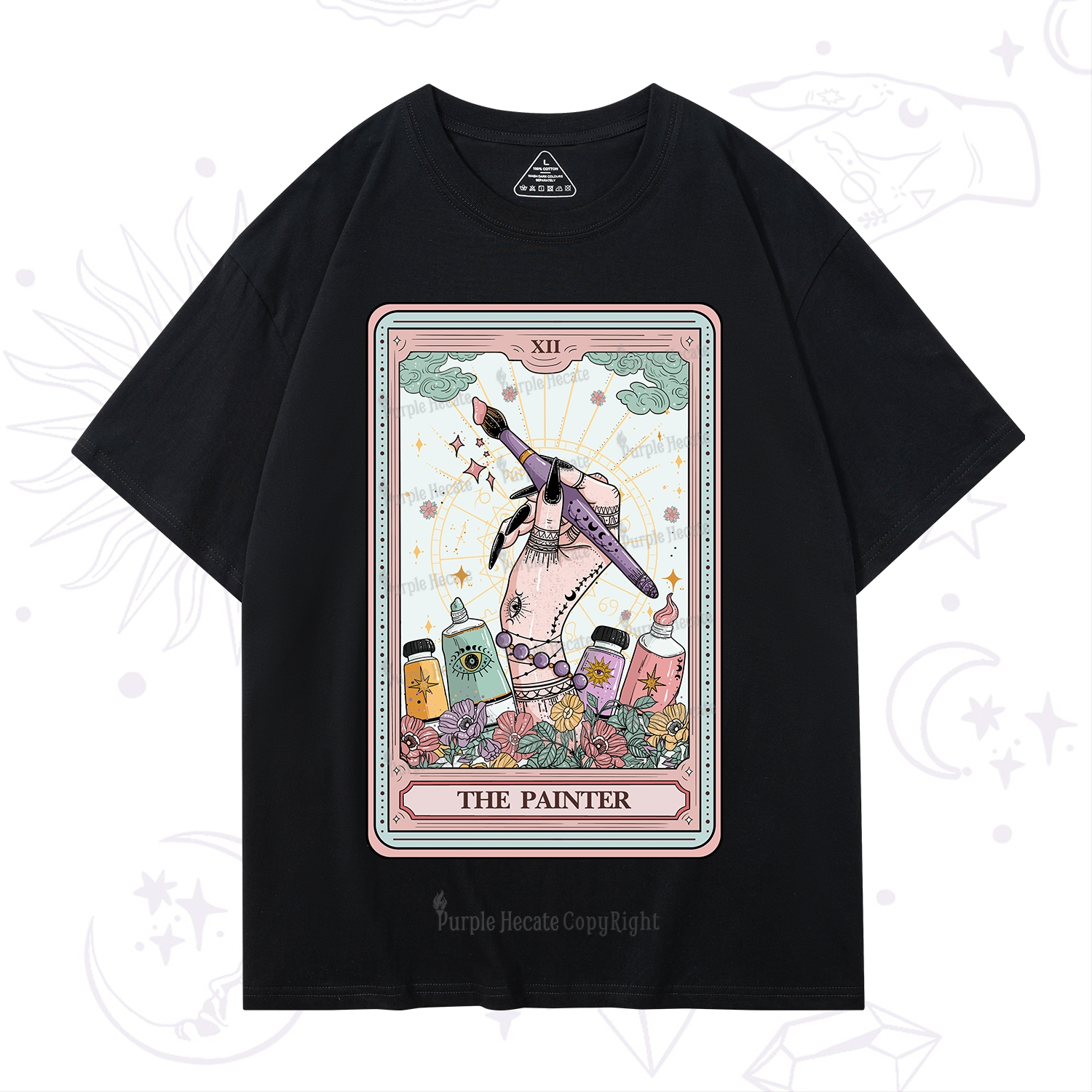 Purplehecate The Painter Tarot T-Shirt