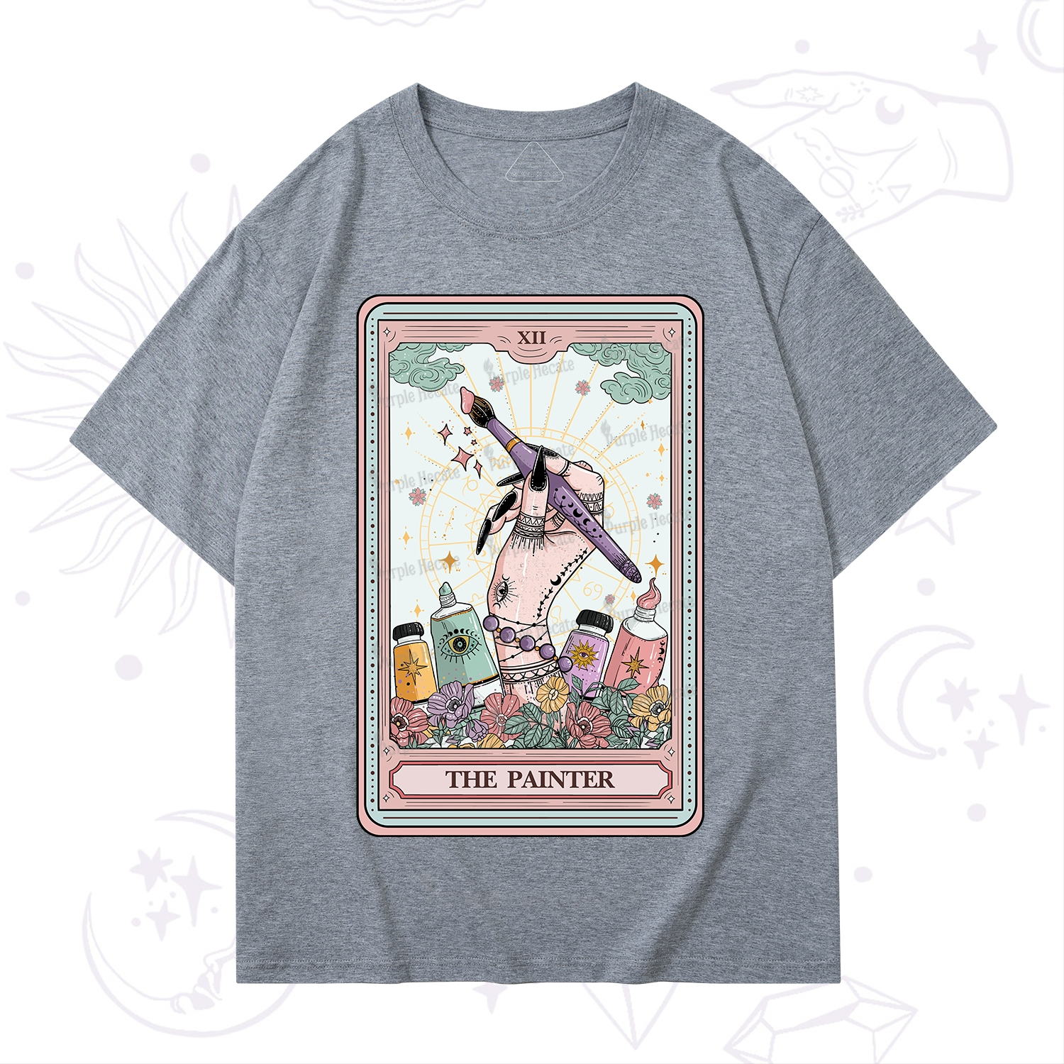 Purplehecate The Painter Tarot T-Shirt