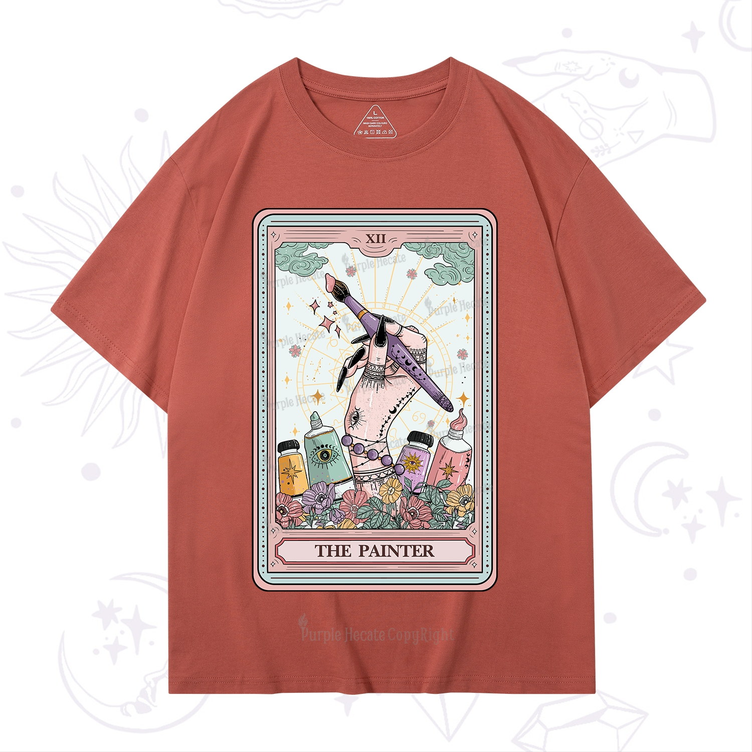 Purplehecate The Painter Tarot T-Shirt