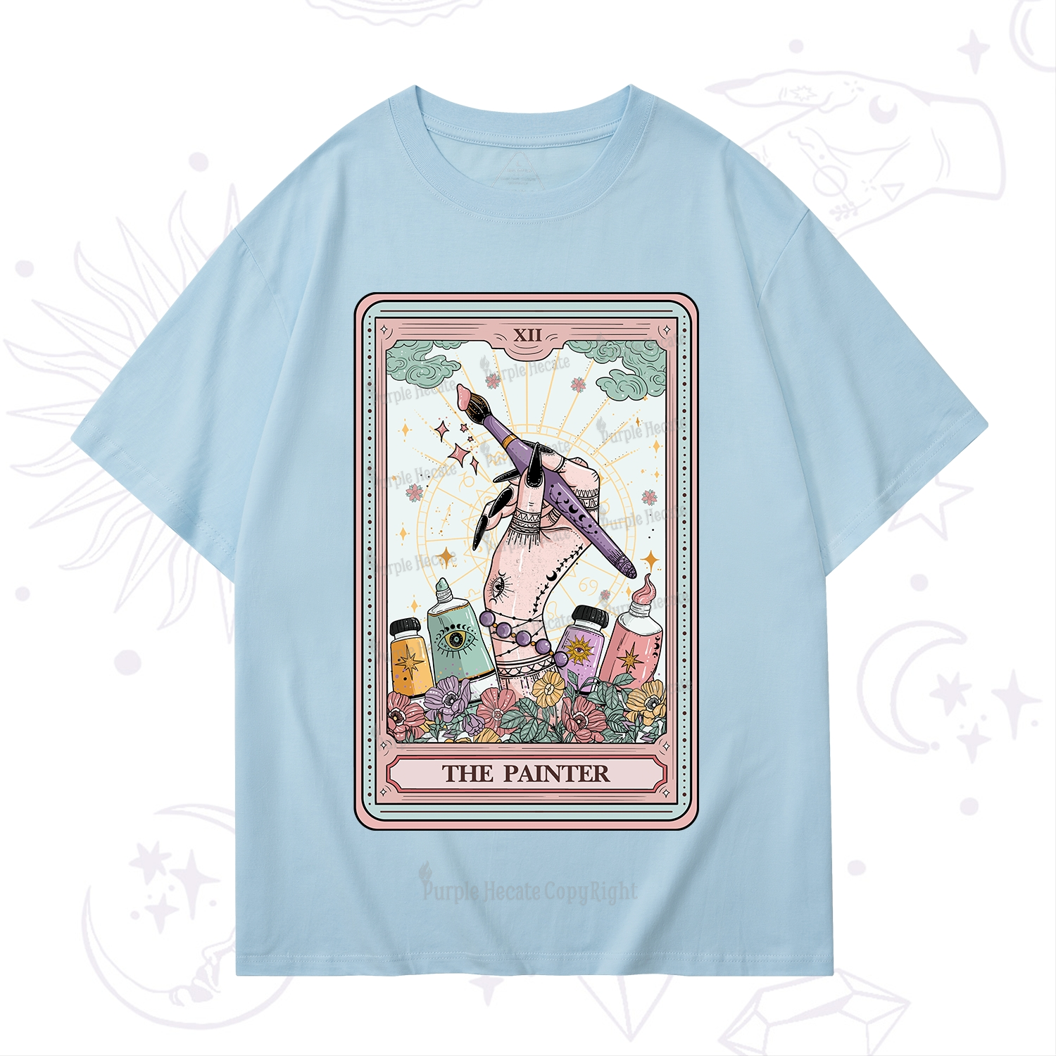 Purplehecate The Painter Tarot T-Shirt