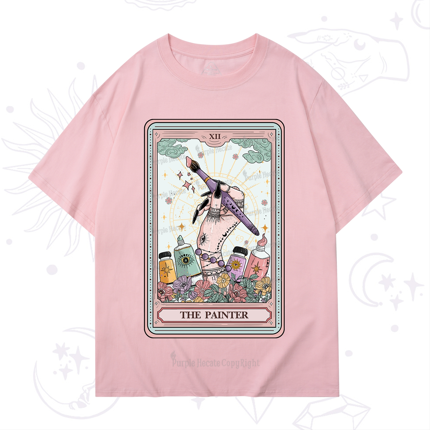 Purplehecate The Painter Tarot T-Shirt
