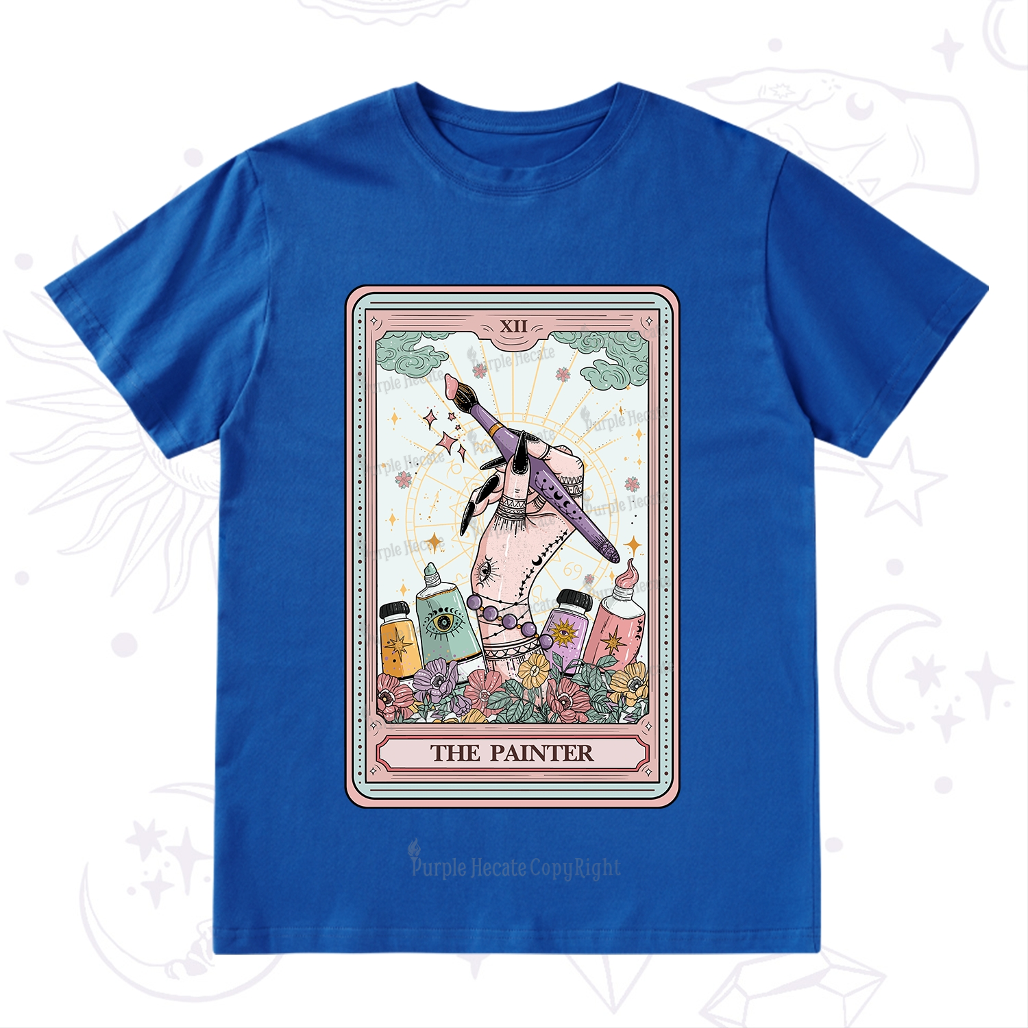 Purplehecate The Painter Tarot T-Shirt