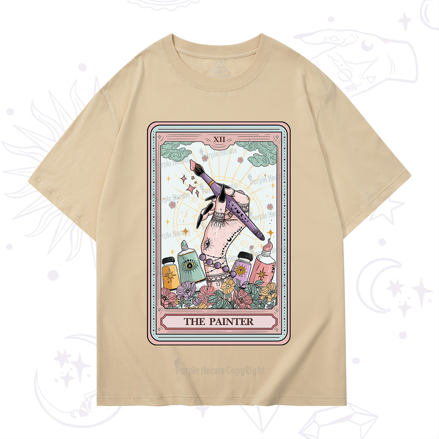 Purplehecate The Painter Tarot T-Shirt