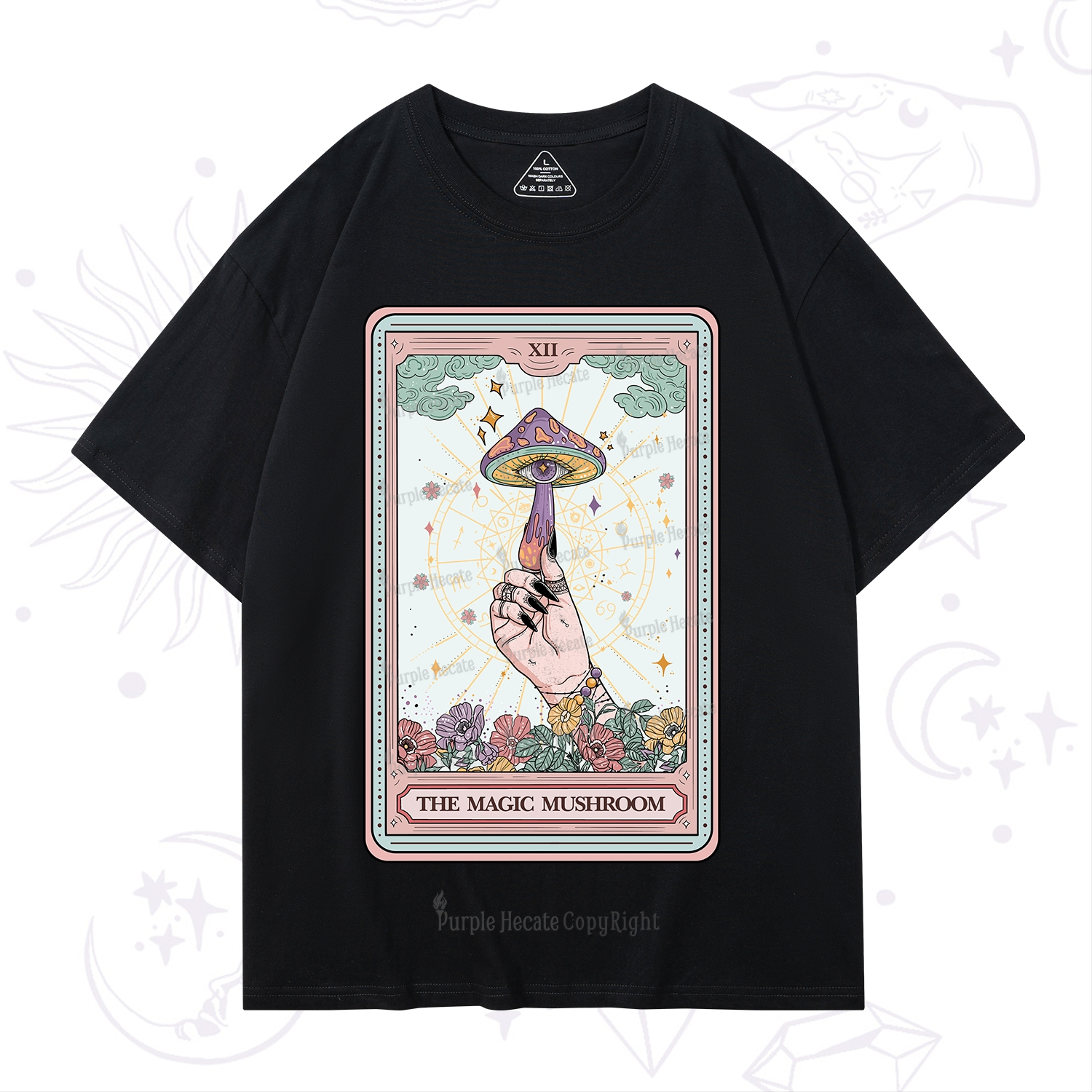 Purplehecate The Magic Murshroom Tarot T-Shirt