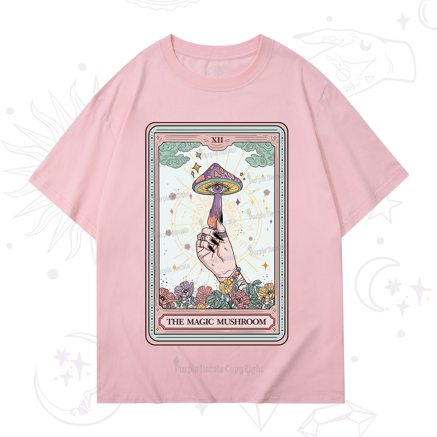 Purplehecate The Magic Murshroom Tarot T-Shirt