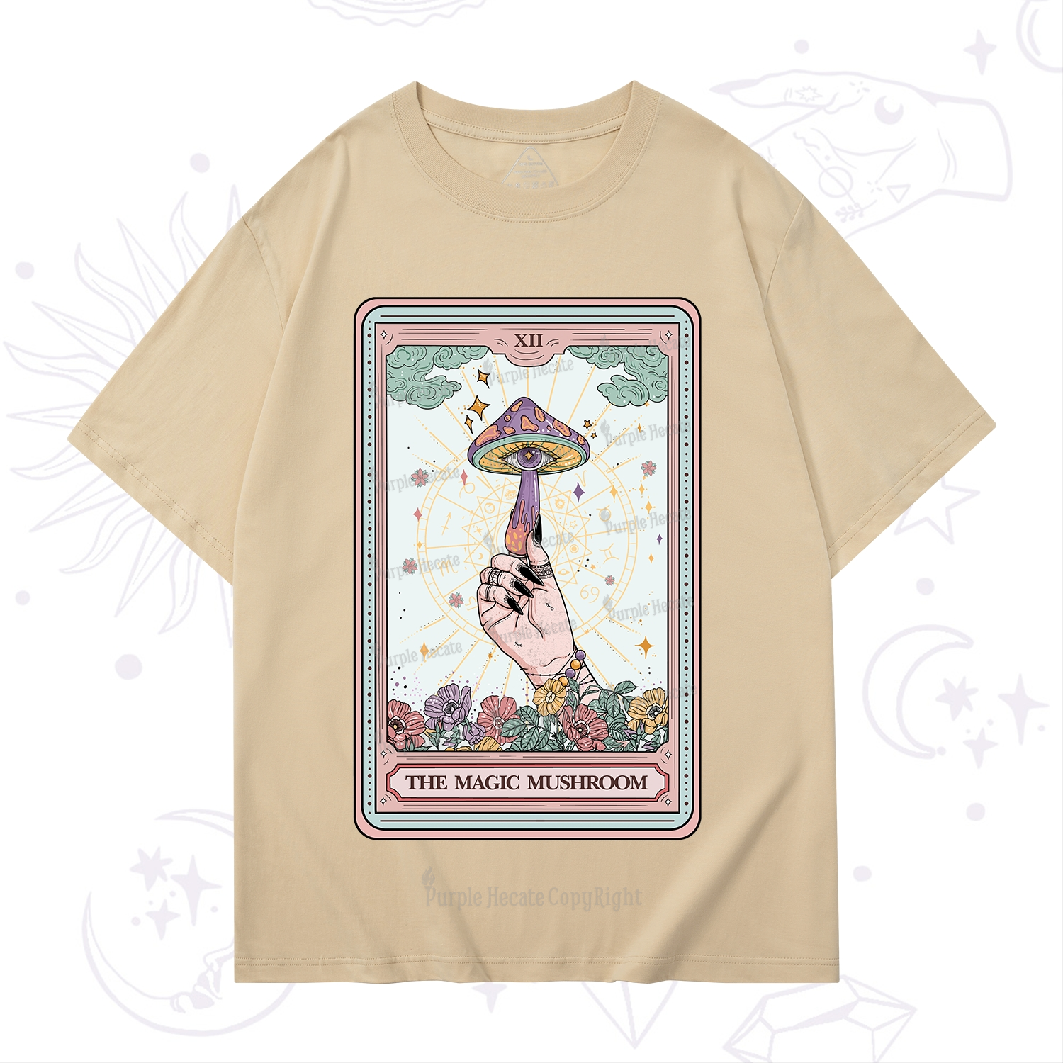 Purplehecate The Magic Murshroom Tarot T-Shirt