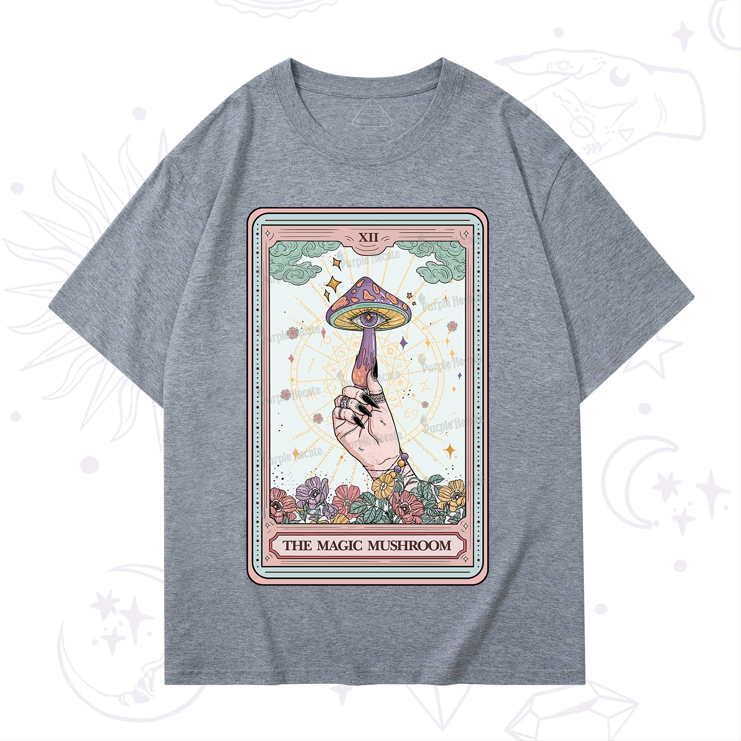 Purplehecate The Magic Murshroom Tarot T-Shirt