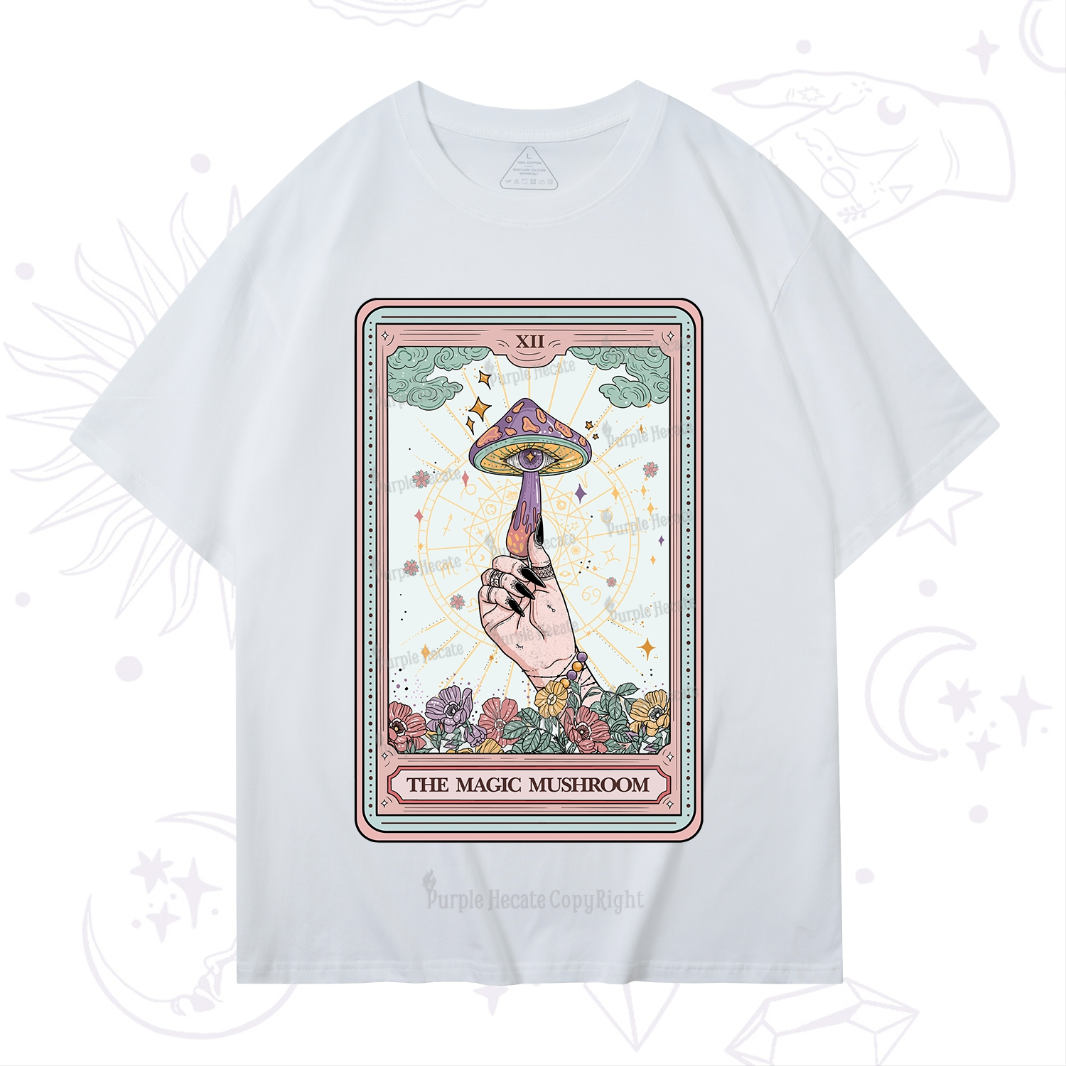 Purplehecate The Magic Murshroom Tarot T-Shirt