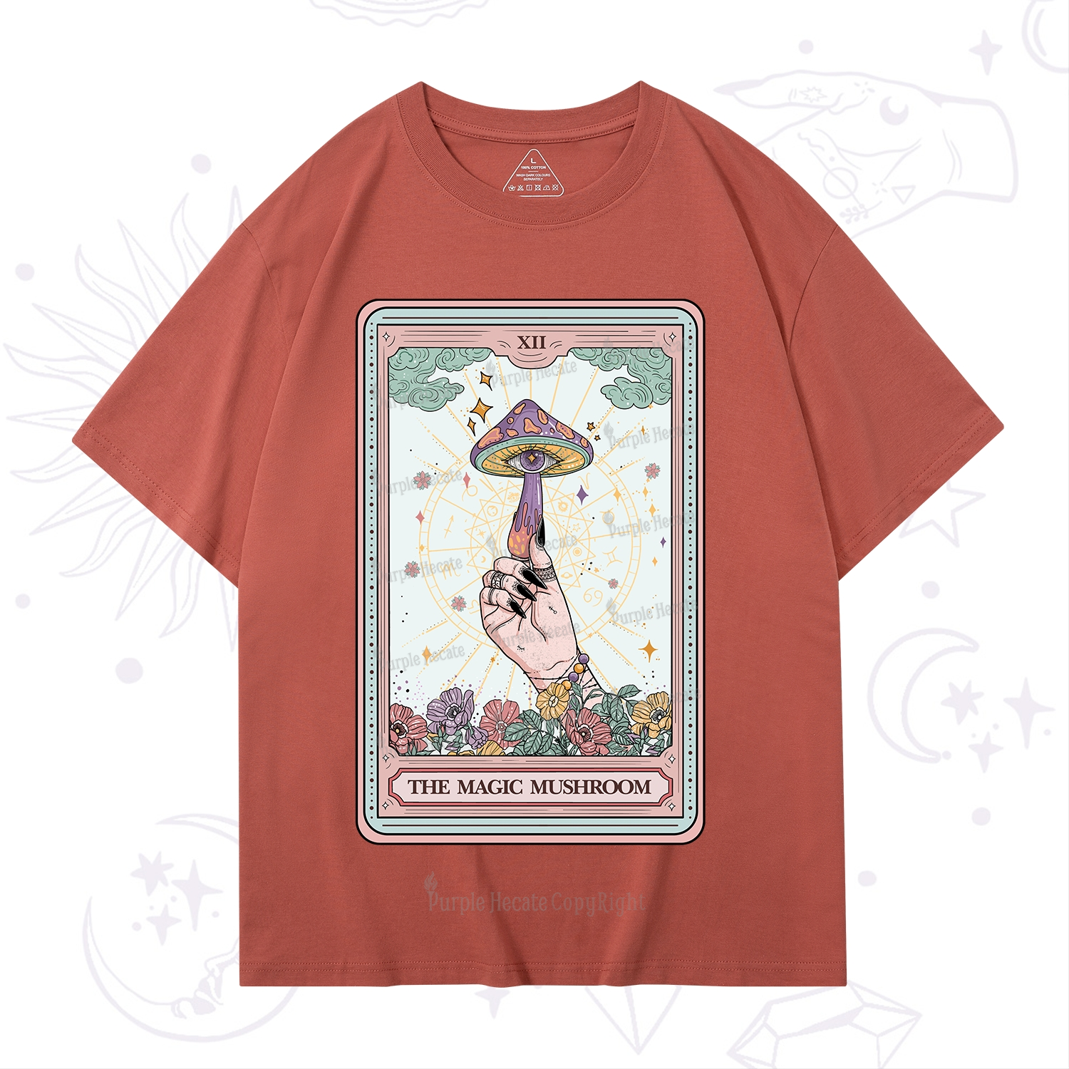 Purplehecate The Magic Murshroom Tarot T-Shirt