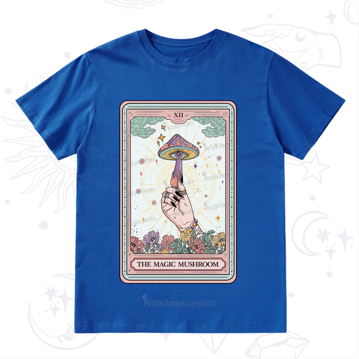 Purplehecate The Magic Murshroom Tarot T-Shirt