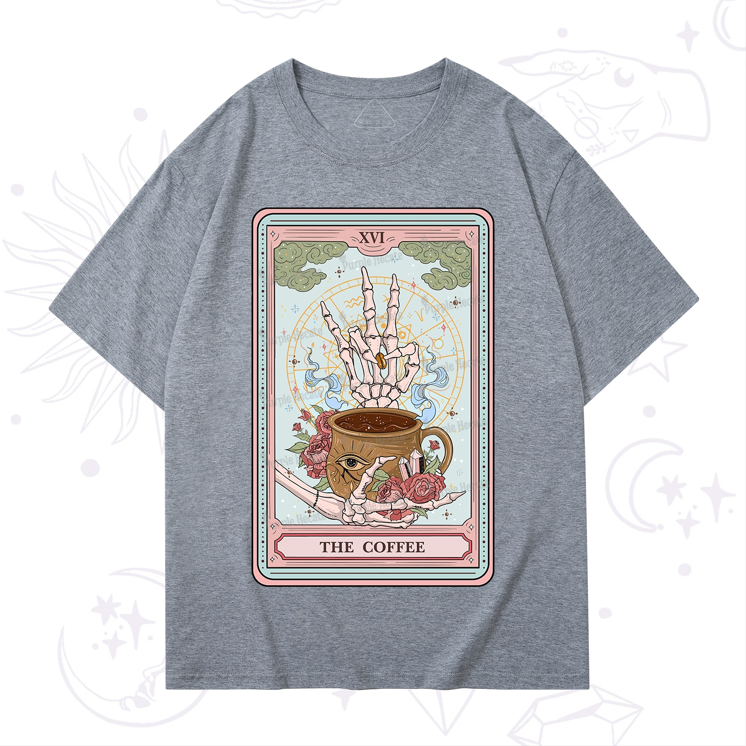 Purplehecate The Coffee Tarot T-Shirt