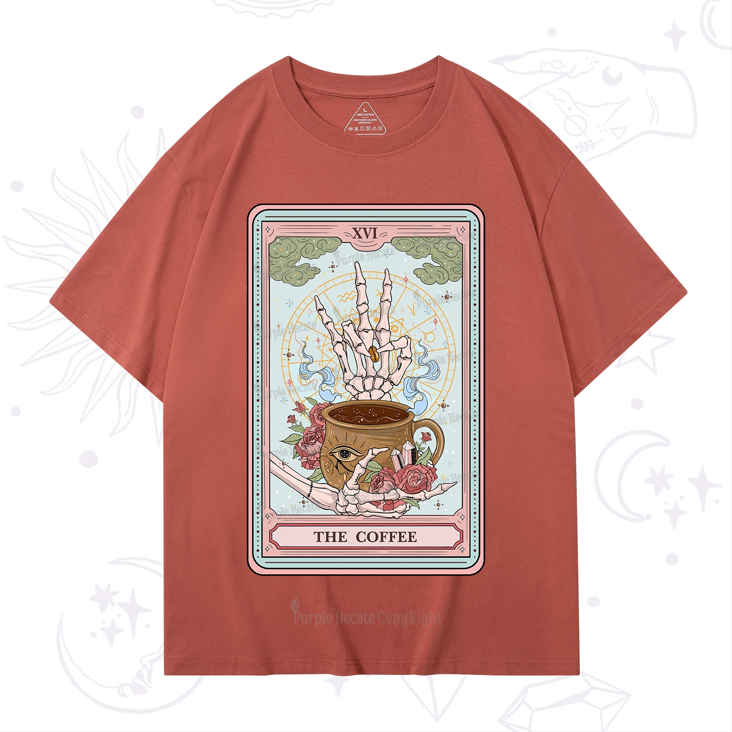 Purplehecate The Coffee Tarot T-Shirt