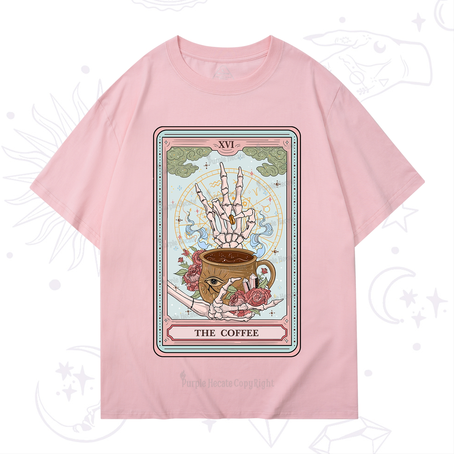 Purplehecate The Coffee Tarot T-Shirt