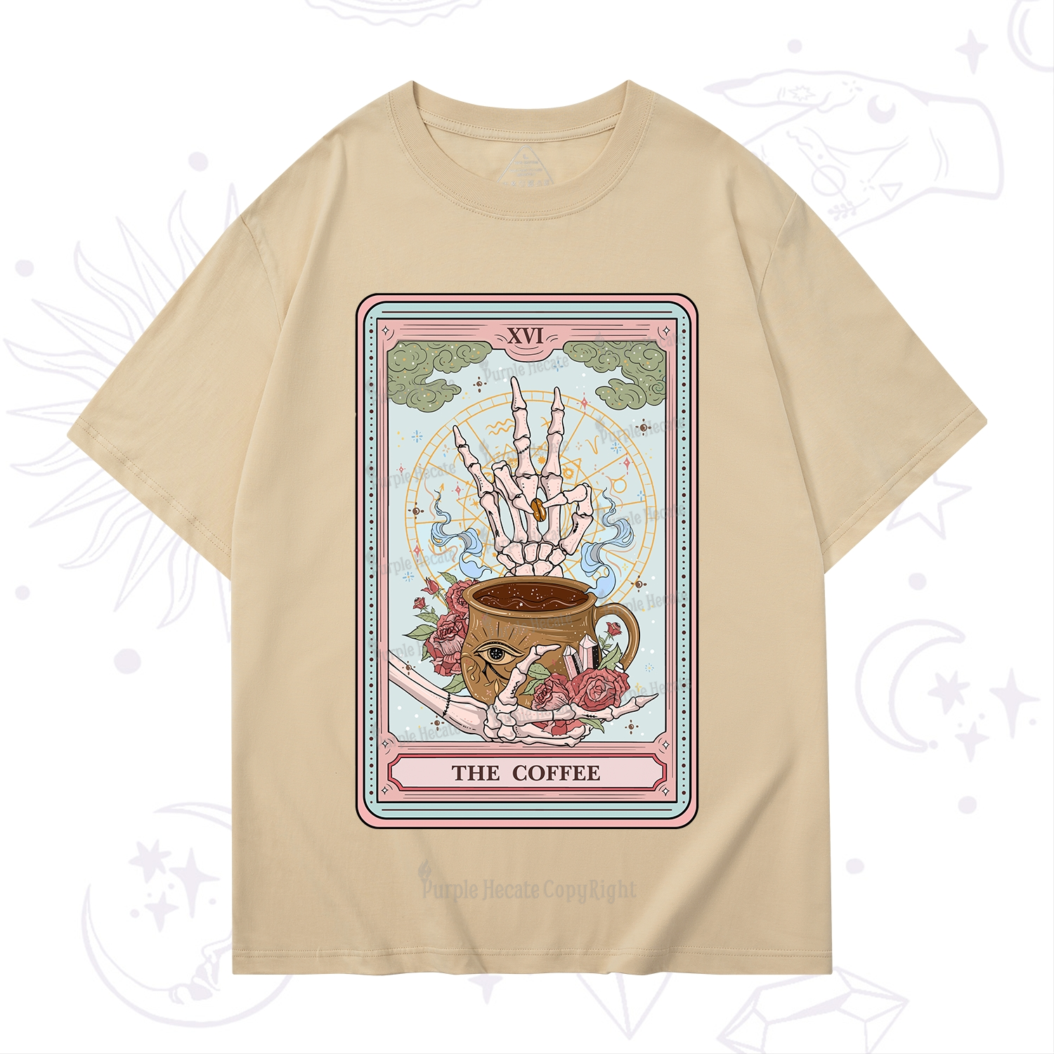 Purplehecate The Coffee Tarot T-Shirt