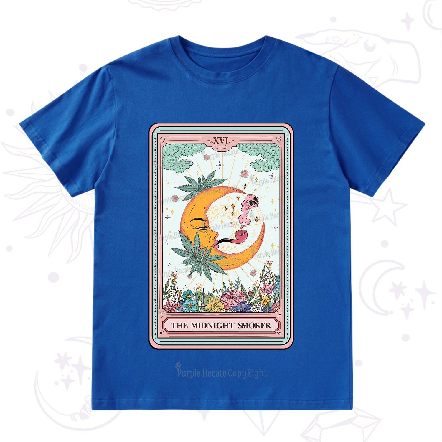 Purplehecate The Midnight Smoker Tarot T-Shirt