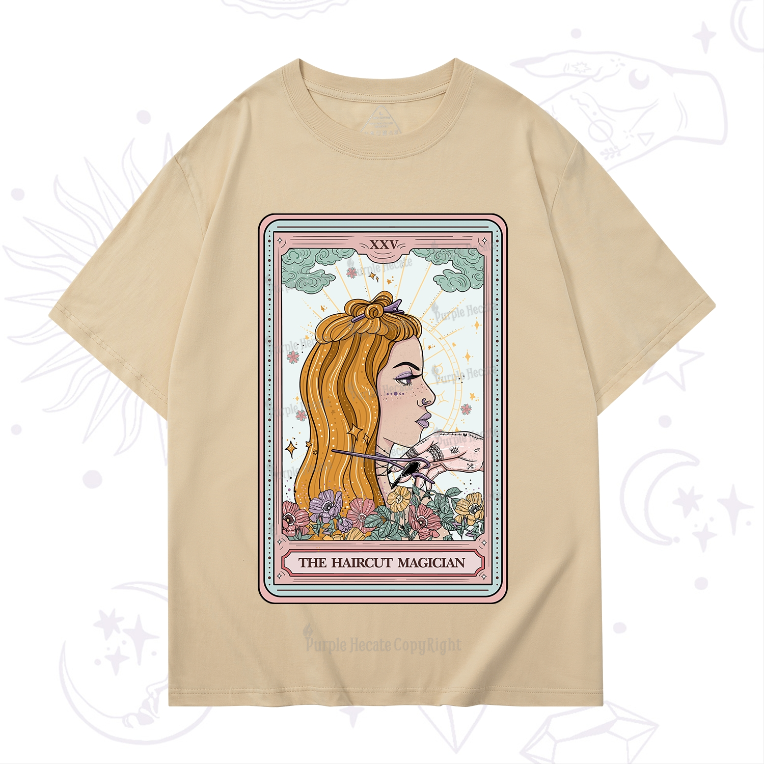 Purplehecate The Haircut Magician Tarot T-Shirt