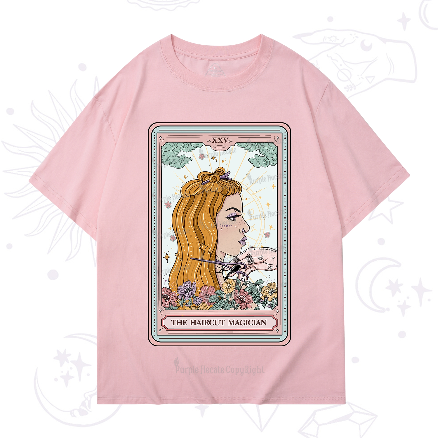 Purplehecate The Haircut Magician Tarot T-Shirt
