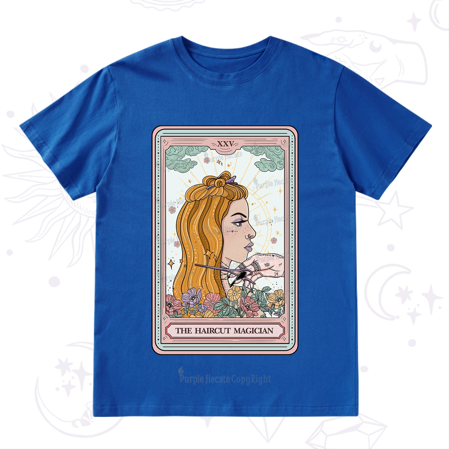 Purplehecate The Haircut Magician Tarot T-Shirt