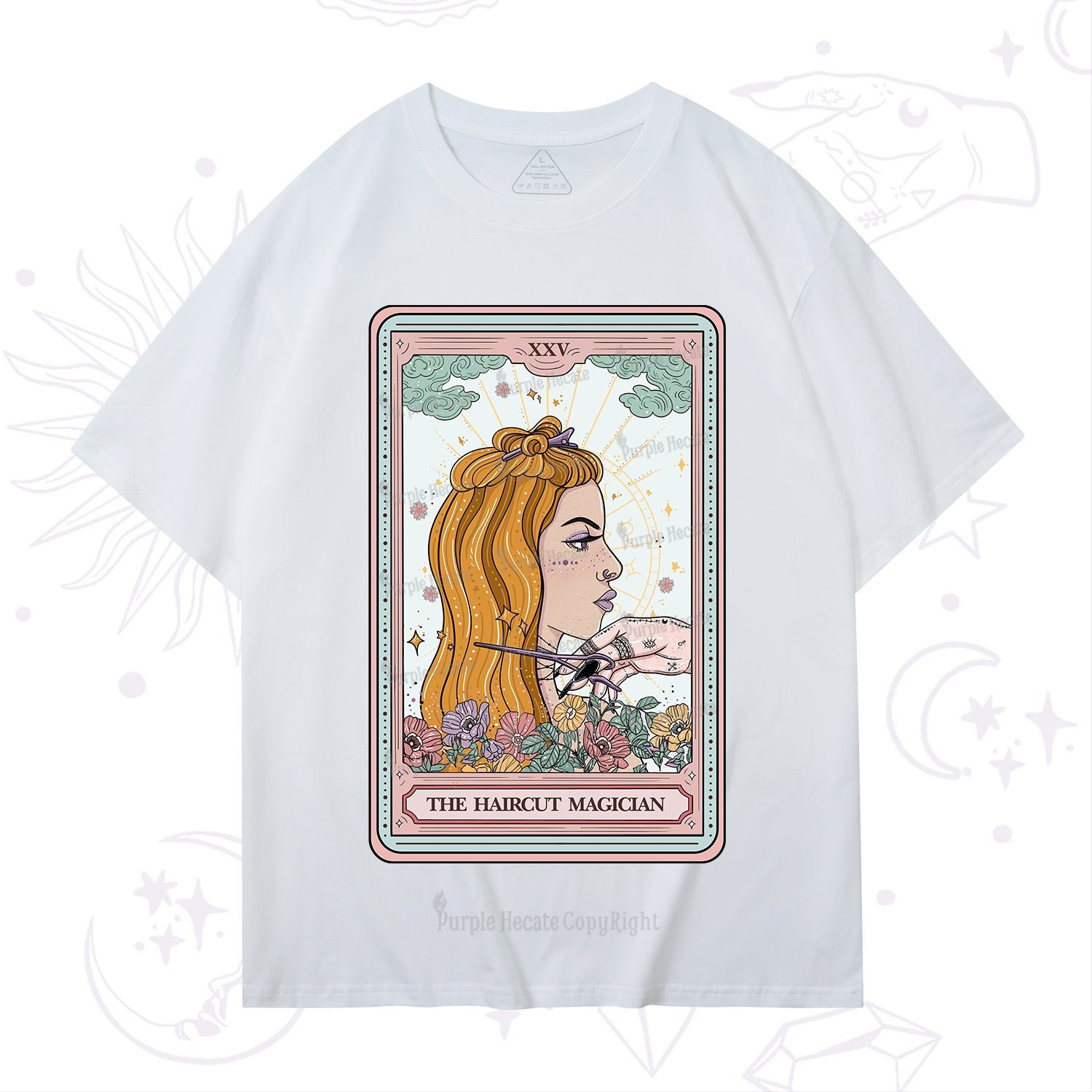 Purplehecate The Haircut Magician Tarot T-Shirt