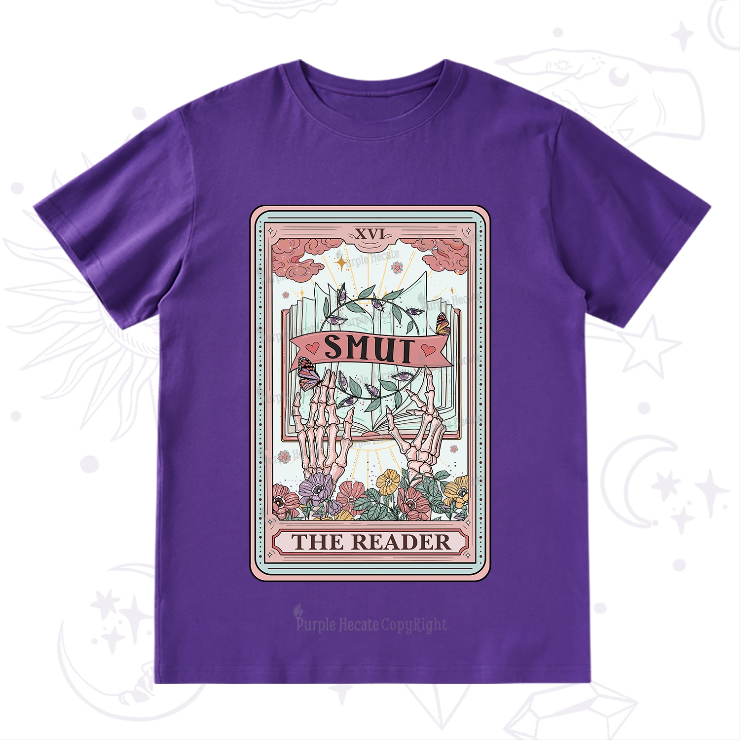 Purplehecate The Smut Reader Tarot T-Shirt
