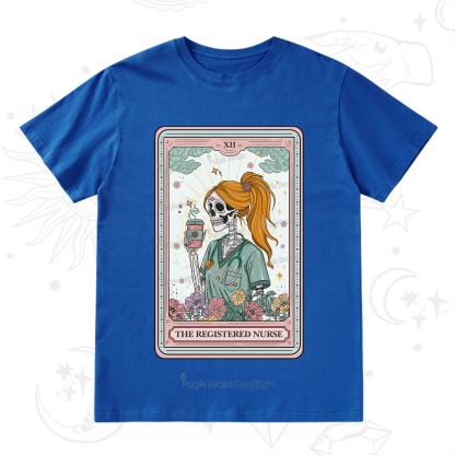Purplehecate The Registered Nurse Skeleton Tarot T-Shirt