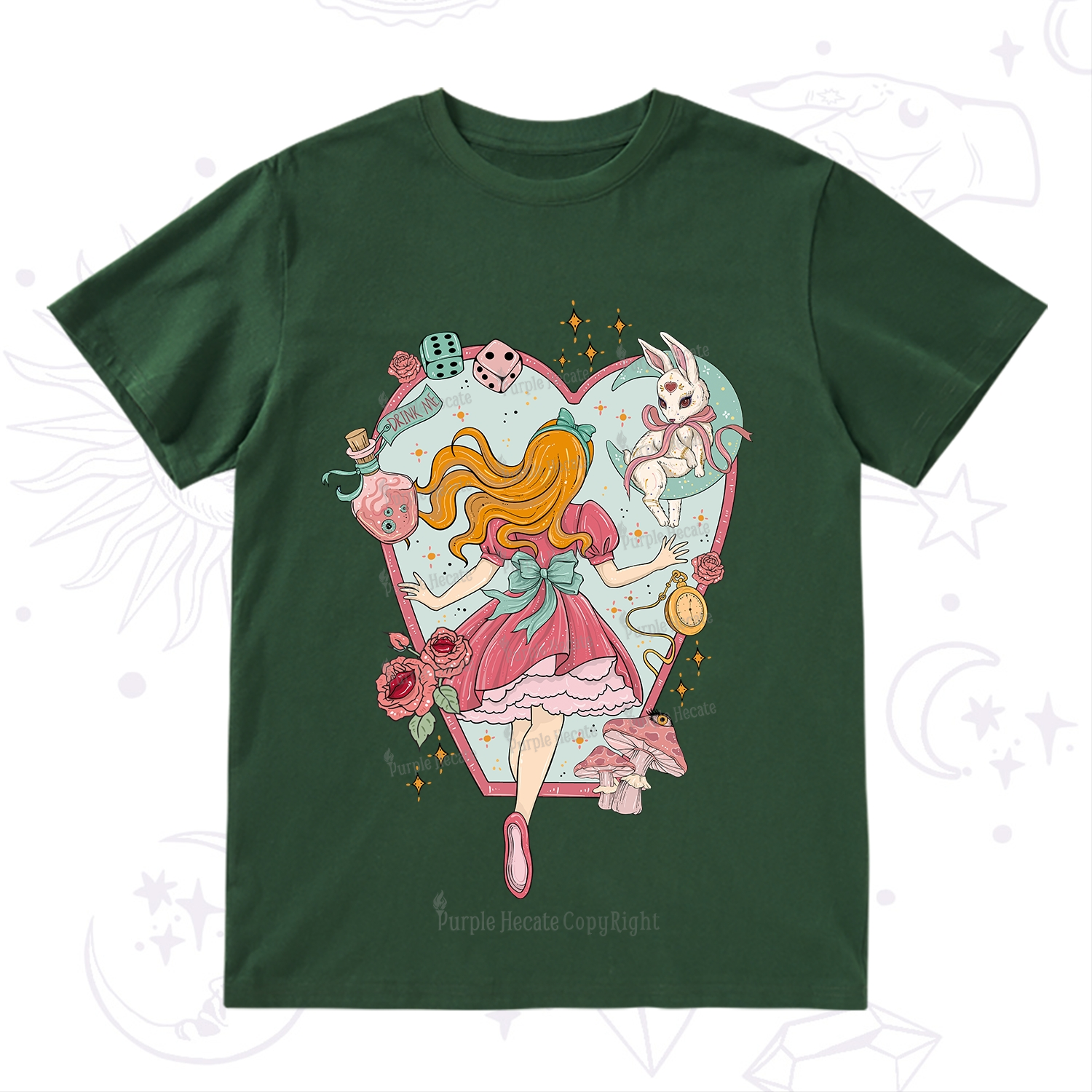 Purplehecate Alice's Secret Garden T-Shirt