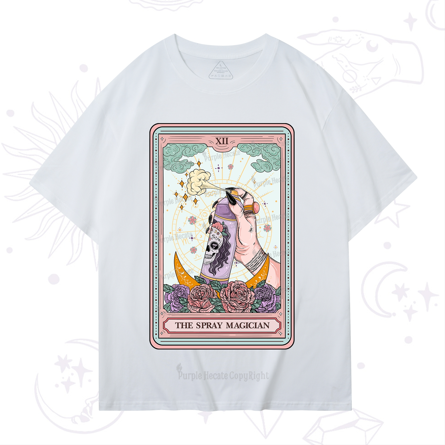 Purplehecate The Spray Magician Tarot Card T-Shirt