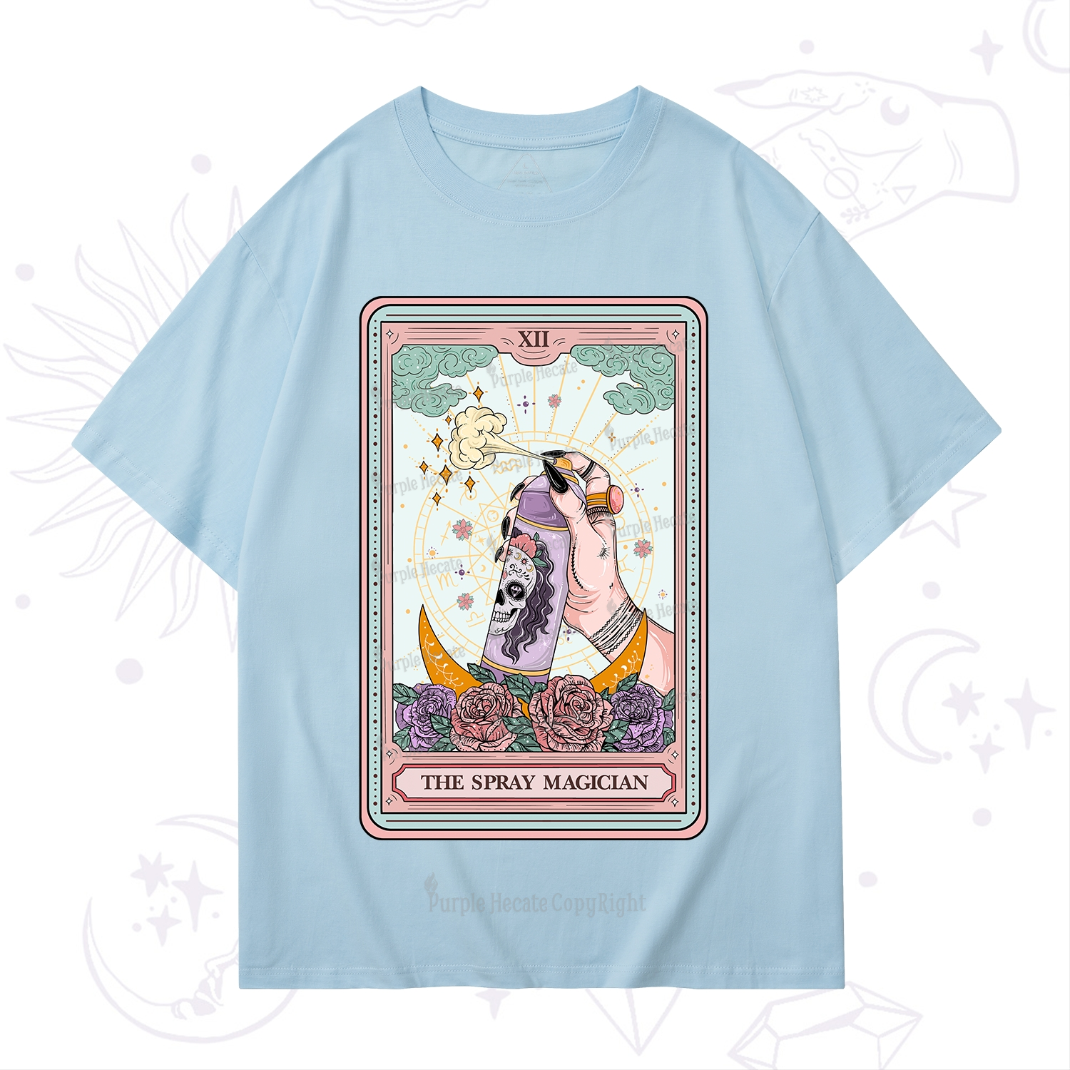 Purplehecate The Spray Magician Tarot Card T-Shirt