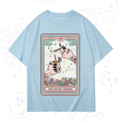 Purplehecate The Mystic Smoker Tarot Card T-Shirt