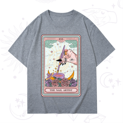 Purplehecate The Nail Artsit Tarot Card T-Shirt