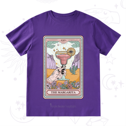 Purplehecate The Margarita Tarot Card T-Shirt