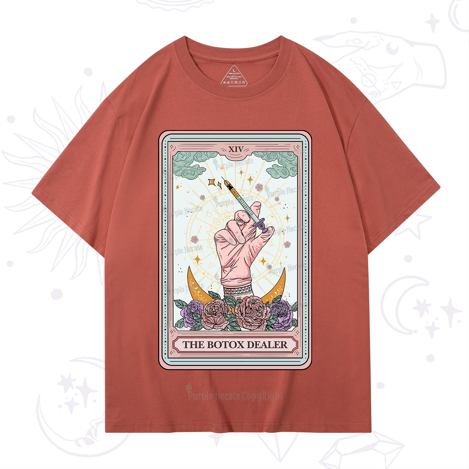 Purplehecate The Botox Dealer Tarot Card T-Shirt