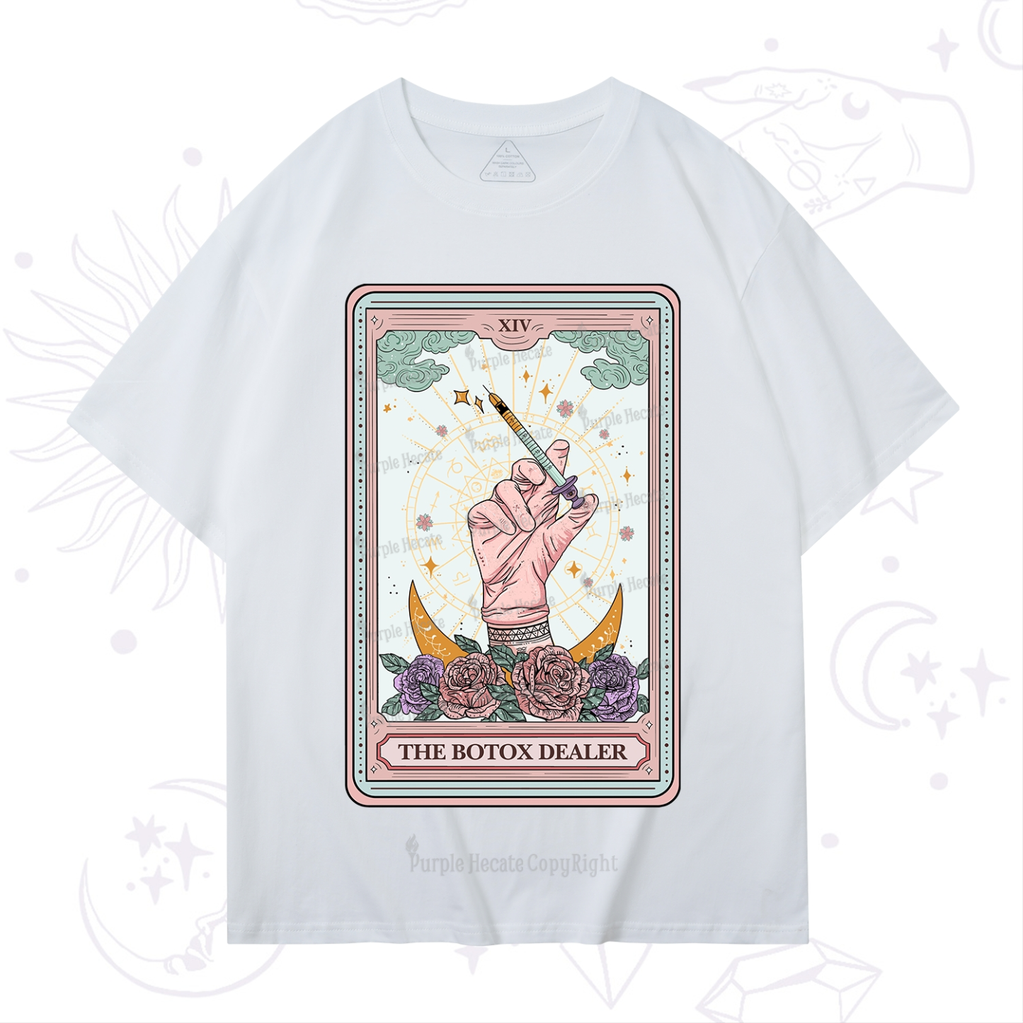 Purplehecate The Botox Dealer Tarot Card T-Shirt