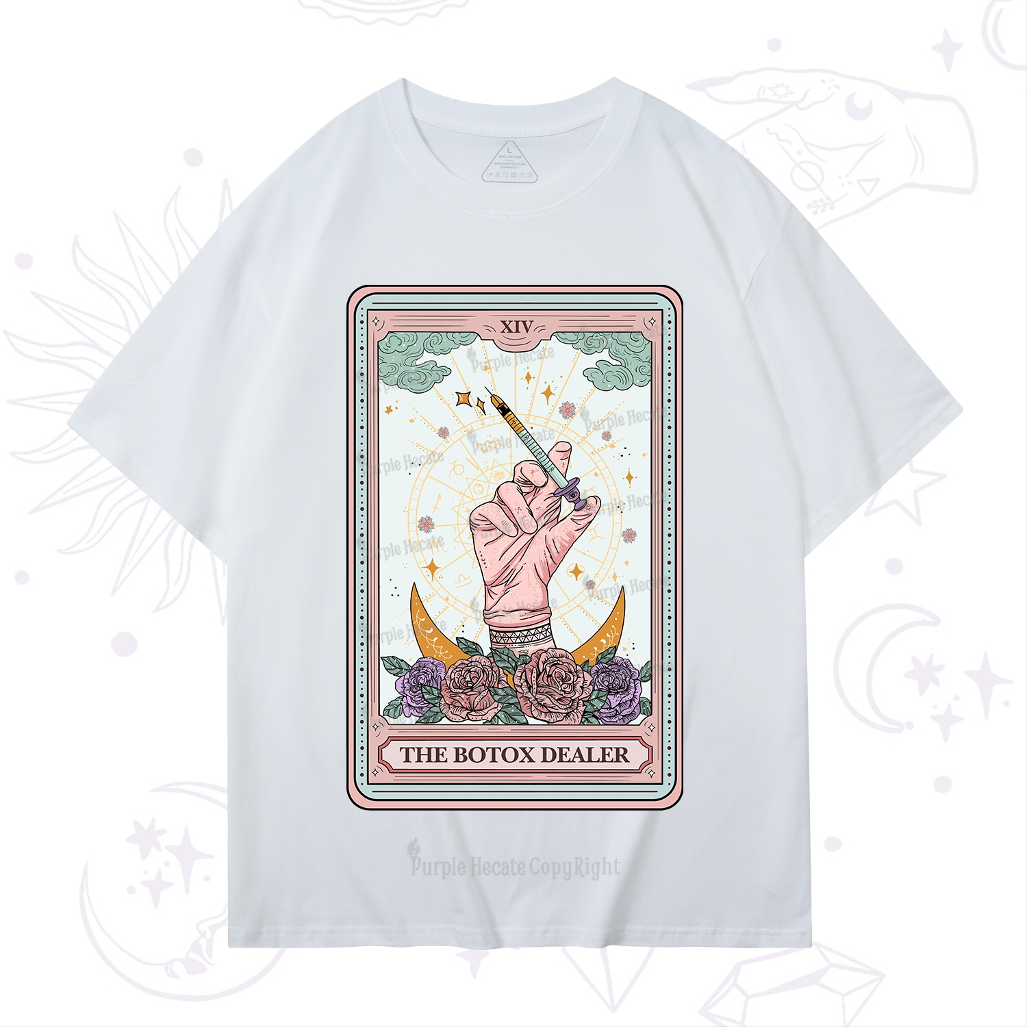 Purplehecate The Botox Dealer Tarot Card T-Shirt
