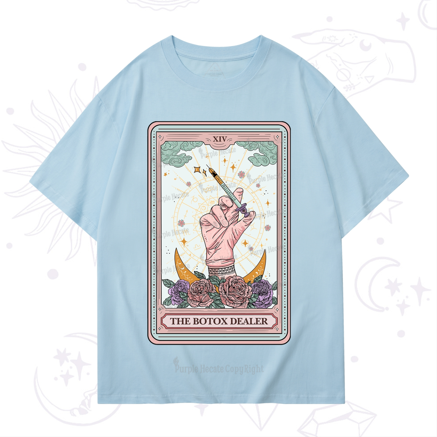 Purplehecate The Botox Dealer Tarot Card T-Shirt