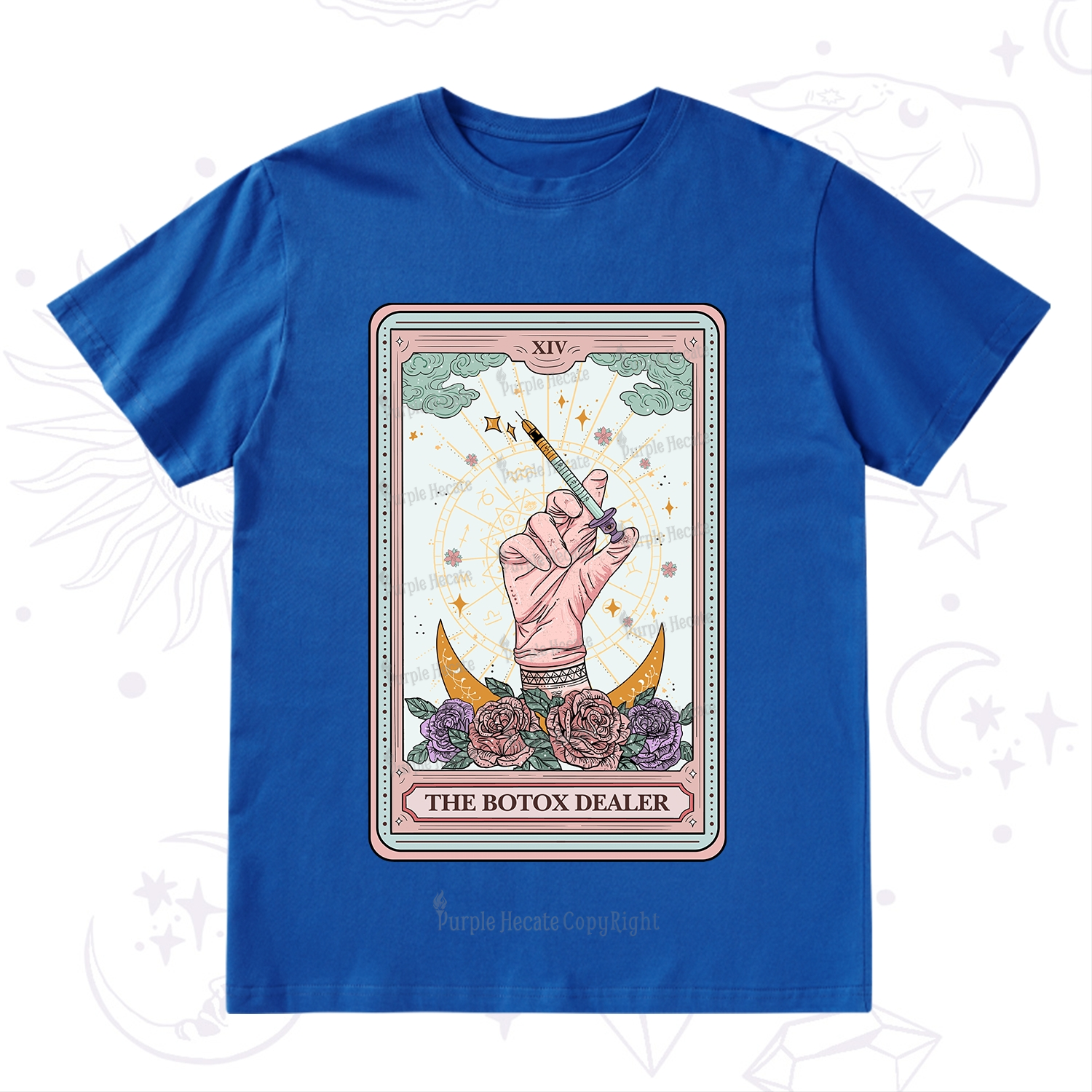 Purplehecate The Botox Dealer Tarot Card T-Shirt