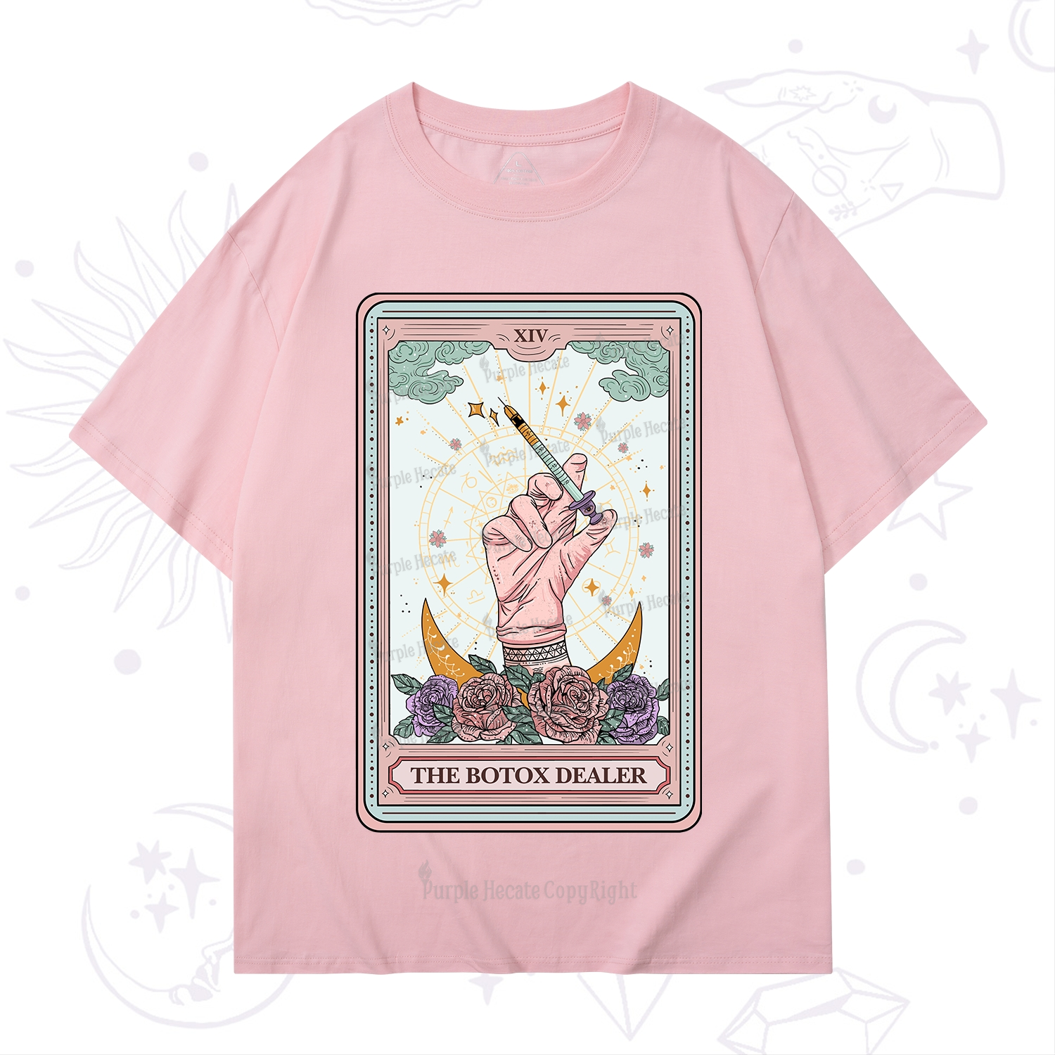 Purplehecate The Botox Dealer Tarot Card T-Shirt