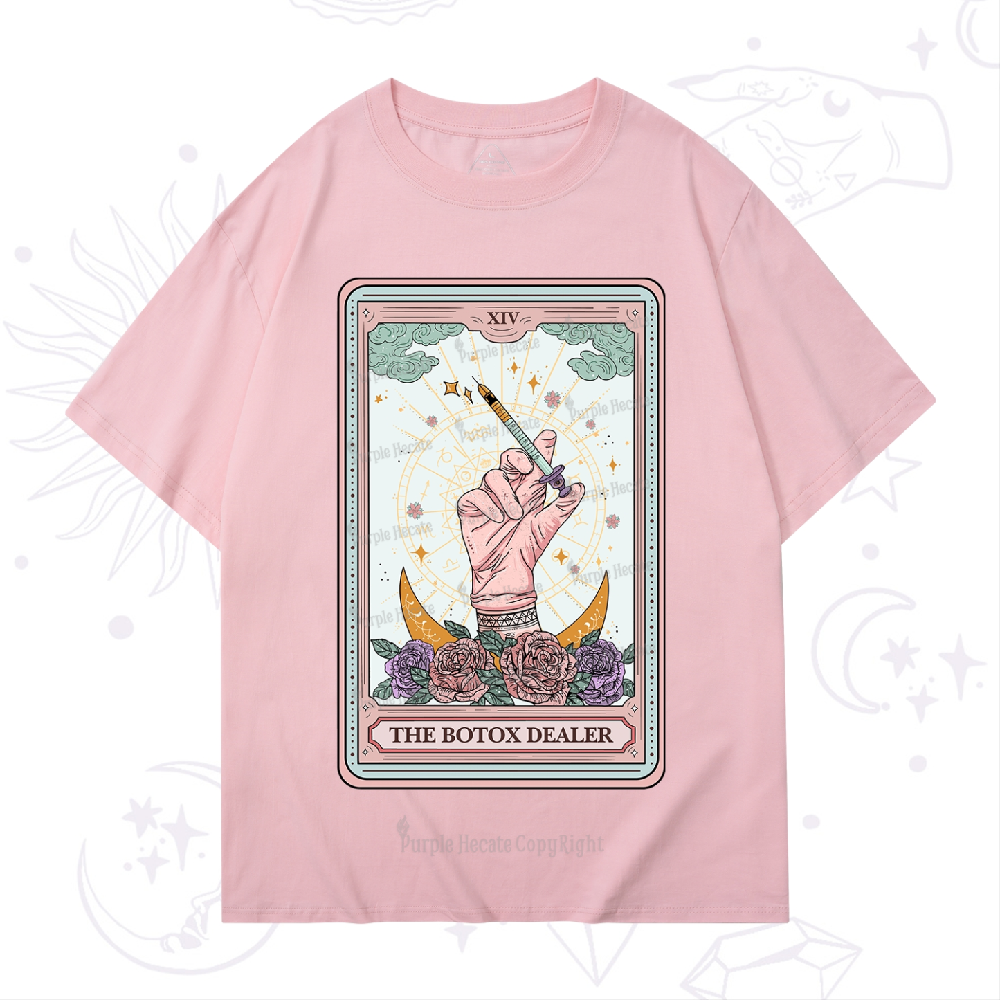 Purplehecate The Botox Dealer Tarot Card T-Shirt