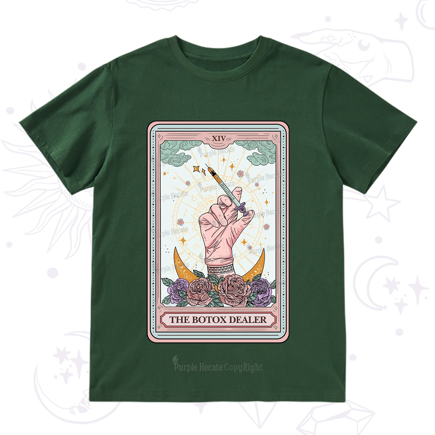 Purplehecate The Botox Dealer Tarot Card T-Shirt