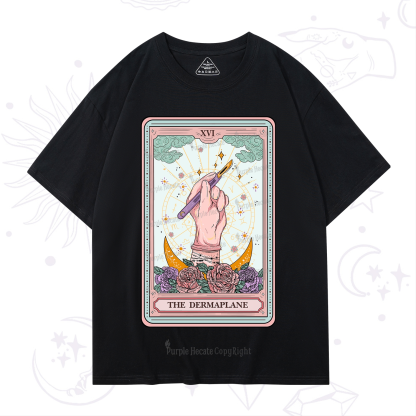 Purplehecate The Dermaplane Tarot Card T-Shirt