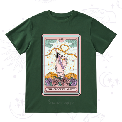 Purplehecate The Crochet Artist Tarot Card T-Shirt