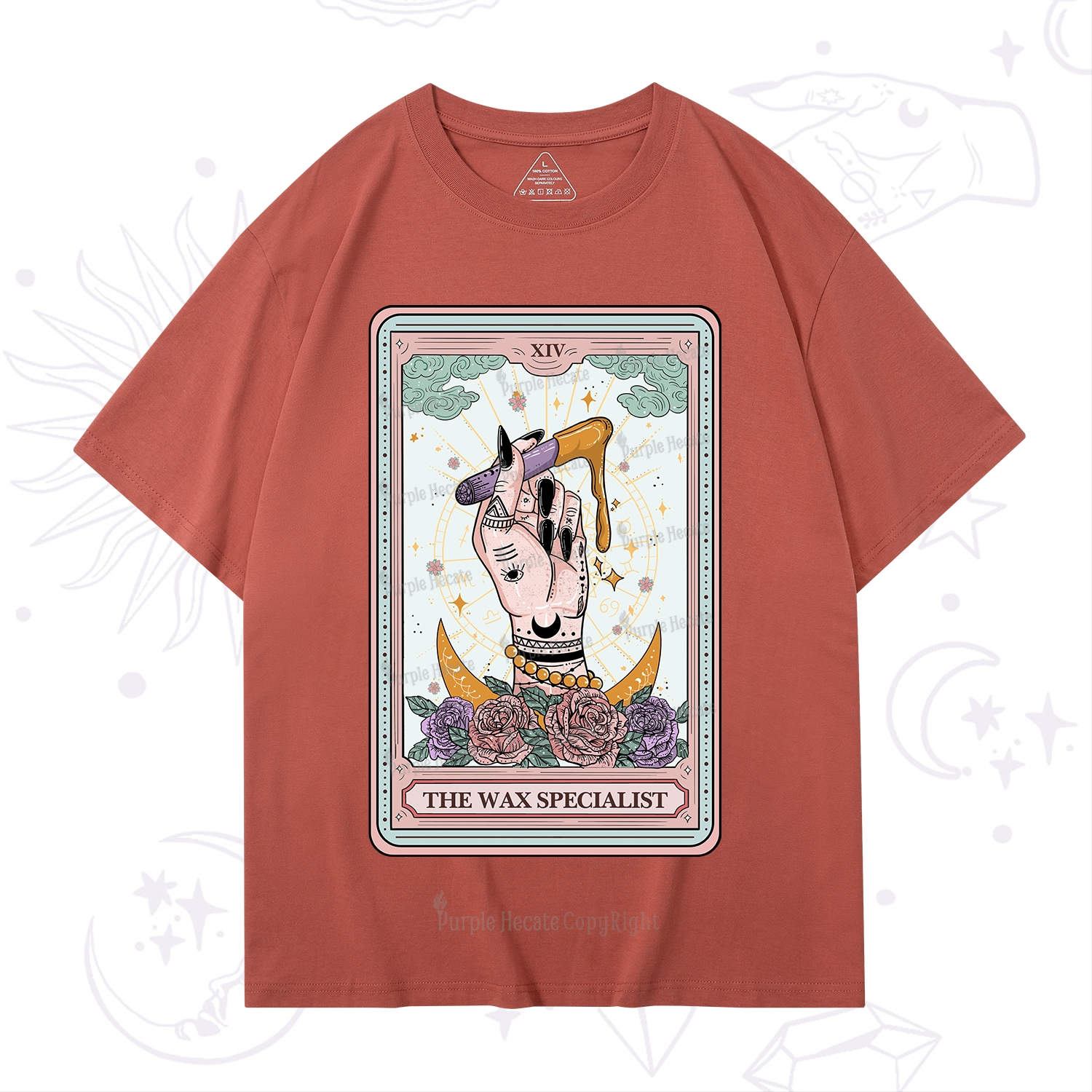 Purplehecate The Wax Specialist Tarot Card T-Shirt